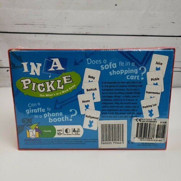 In A Pickle - A Word Card Game - NIB - Picture 7 of 7